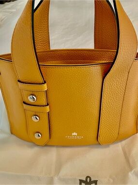 Cuoieria Fiorentina Italian Leather Satchel + Matching Card Holder | Dust Bag